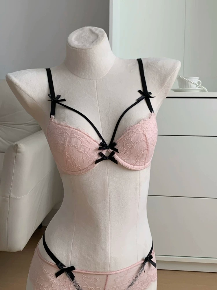 여성용 귀여운 리본 프렌치 시스루 레이스 브라 와이어프 - Sheer Bra Lace 리뷰 및 가격